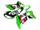 Carénages Moto Kawasaki Z1000SX 2010-2016 - Vert Rouge Noir Brillant Elf 35