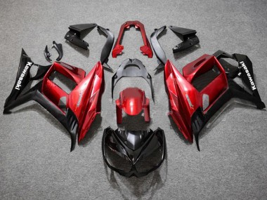 Achat Carénages Moto Kawasaki Z1000SX 2010-2016 - Rouge Noir Brillant