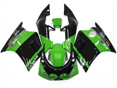 Achat Carénages Moto Kawasaki ZXR250 1989-1990 - Vert Noir Brillant Elf Touch4 Bridgestone