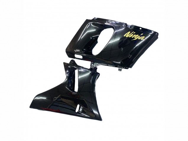 Carénages Moto Kawasaki ZZR400 1993-2007 - Noir Brillant Or Ninja