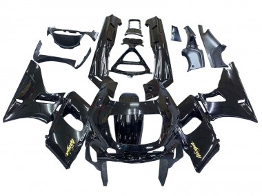 Achat Carénages Moto Kawasaki ZZR600 1998-2003 - Noir Brillant Or Ninja