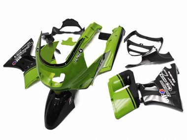 Achat Carénages Moto Kawasaki ZZR600 1998-2003 - Vert Noir Brillant Elf Touch4 Bridgestone