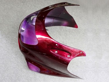 Achat Carénage Moto Kawasaki ZZR1100 1993-2003 - Rouge Foncé