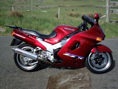 Achat Carénages Moto Kawasaki ZZR1100 1993-2003 - Rouge Foncé