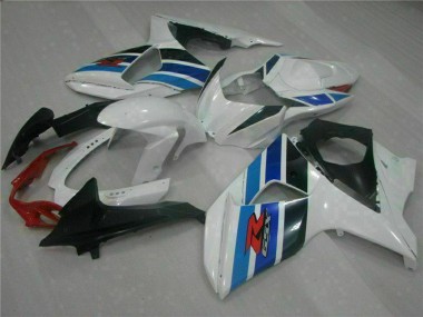 Achat Complet Carénages Moto Suzuki GSXR 1000 2009-2016 - Blanc Bleu Noir