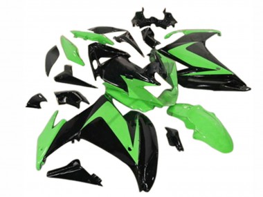Achat Carénages Moto Yamaha FZ6R 2009-2015 - Noir Brillant Vert