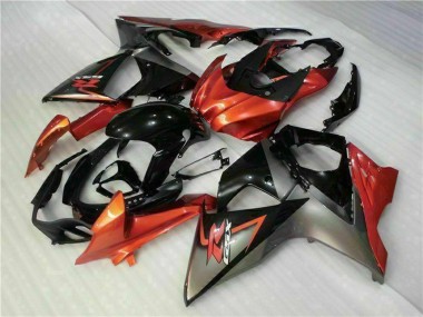 Achat Carénages Moto Suzuki GSXR 1000 2009-2016 - Orange Noir Brillant