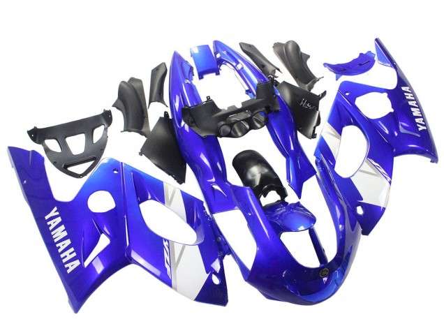 Carénage Moto Yamaha YZF600R Thundercat 1996-2007 - Bleu Blanc Argent