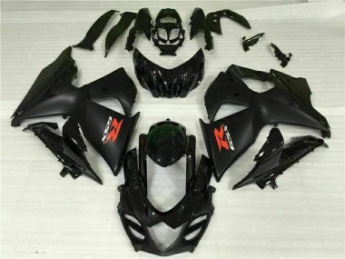 Achat Carénage Moto Suzuki GSXR 1000 2009-2016 - Noir Brillant Noir Mat