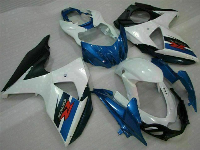 Kits Carénages ABS Suzuki GSXR 1000 2009-2016 - Blanc Bleu Noir