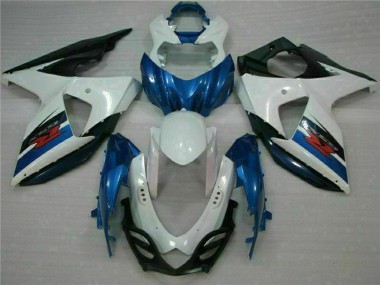Achat Kits Carénages ABS Suzuki GSXR 1000 2009-2016 - Blanc Bleu Noir