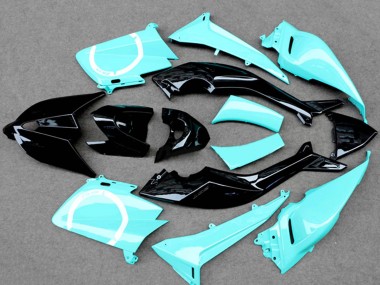 Achat Carénages Moto Yamaha TMAX530 2012-2014 - Bleu Clair Noir Brillant