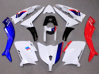Achat Carénage Moto Yamaha TMAX530 2012-2014 - Blanc Rouge Bleu