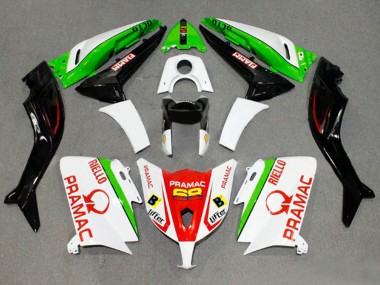 Achat Carénages Moto Yamaha TMAX530 2012-2014 - Blanc Rouge Vert Pramac Fiamm