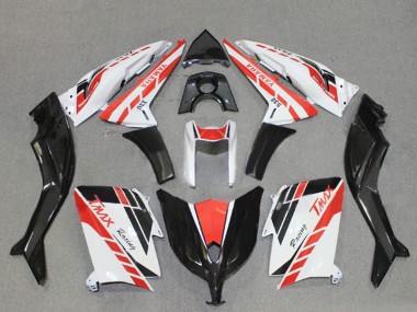 Achat Carénages Moto Yamaha TMAX530 2012-2014 - Blanc Rouge Noir Courses