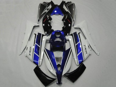 Achat Carénage Moto Yamaha TMAX530 2012-2014 - Blanc Bleu Noir