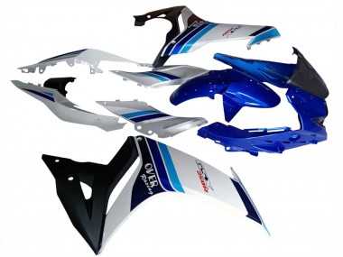 Achat Carénages Moto Suzuki GSX250R 2017-2020 - Blanc Bleu Noir Courses