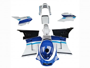 Achat Carénages Moto Suzuki RG400 RG500 RG400/500 1984-1987 - Blanc Bleu Noir