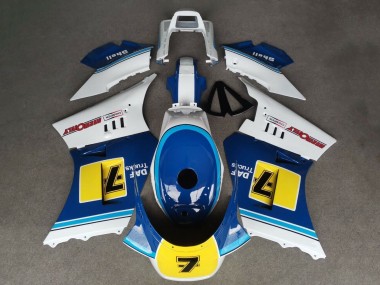 Achat Carénages Moto Suzuki RG400 RG500 RG400/500 1984-1987 - Blanc Bleu Jaune 7