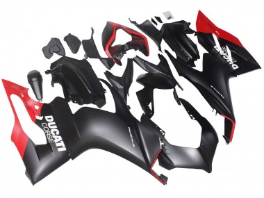 Achat Carénages Moto Ducati Panigale V2 2020-2024 - Rouge Noir Mat Corse