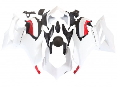 Achat Carénages Moto Ducati Panigale V2 2020-2024 - Blanc Rouge Noir Mat