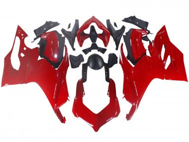 Achat Carénage Moto Ducati Panigale V2 2020-2024 - Rouge Noir Mat
