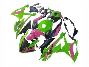 Achat Carénages Moto BMW S1000RR 2023-2024 - Rose Vert Noir