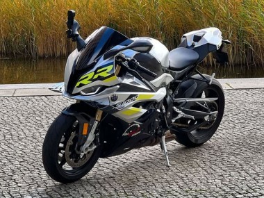 Achat Carénages Moto BMW S1000RR 2023-2024 - Argent Jaune Fibre de Carbone