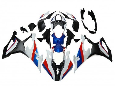 Achat Carénages Moto BMW S1000RR 2019-2022 - Noir Blanc Rouge Bleu