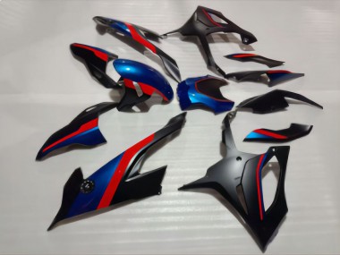 Achat Carénages Moto BMW S1000RR 2019-2022 - Noir Bleu Rouge