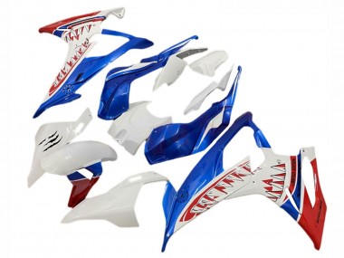 Achat Carénages Moto BMW S1000RR 2019-2022 - Blanc Bleu Rouge Requin