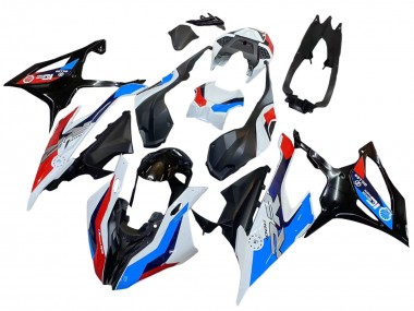 Achat Carénages Moto BMW S1000RR 2019-2022 - Noir Rouge Bleu Blanc
