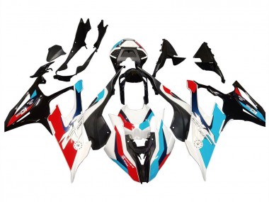 Achat Carénage Moto BMW S1000RR 2019-2022 - Noir Blanc Bleu Rouge