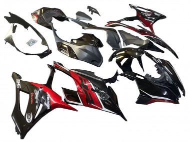 Achat Carénages Moto BMW S1000RR 2019-2022 - Noir Rouge Foncé