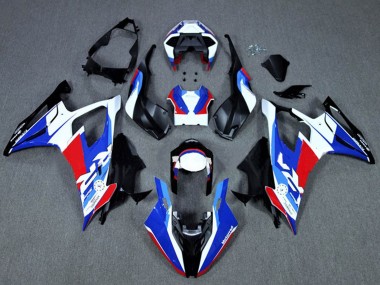 Achat Carénages Moto BMW S1000RR 2019-2022 - Blanc Noir Bleu Rouge