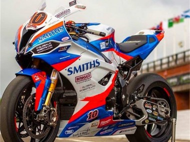 Achat Carénages Moto BMW S1000RR 2019-2022 - Blanc Bleu Rouge Smiths