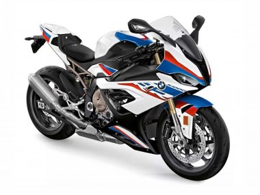 Achat Carénages Moto BMW S1000RR 2019-2022 - Blanc Bleu Rouge