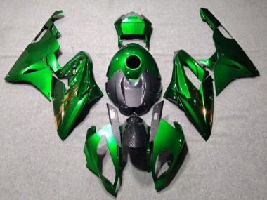 Achat Carénages Moto BMW S1000RR 2015-2016 - Vert Noir Fibre de Carbone