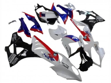 Achat Carénages ABS BMW S1000RR 2009-2014 - Blanc Rouge Bleu Noir Brillant