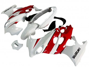 Achat Carénages Moto Suzuki GSX600F/GSX750F 2004-2006 - Blanc Rouge
