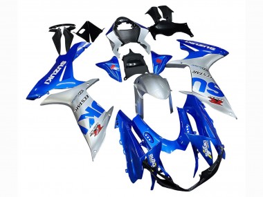 Achat Carénages Moto Suzuki GSXR 600 / GSXR 750 2011-2024 - Bleu Argent Ecstar