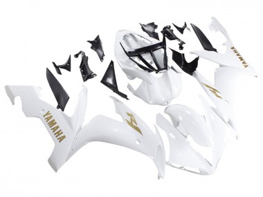 Achat Carénages Moto Yamaha YZF 1000 R1 2004-2006 - Blanc Or Décalque