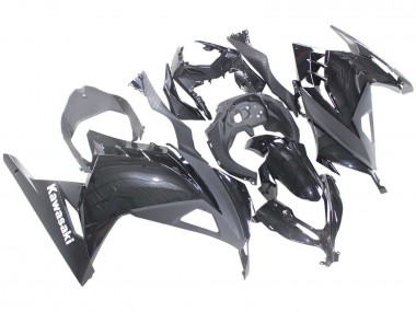 Achat Carénages Moto Kawasaki EX300 2013-2024 - Noir Brillant