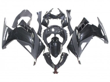 Achat Carénages Moto Kawasaki EX300 2013-2024 - Noir Brillant
