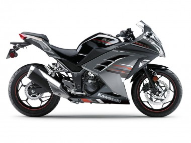 Achat Carénages Moto Kawasaki EX300 2013-2024 - Noir Argent Rouge