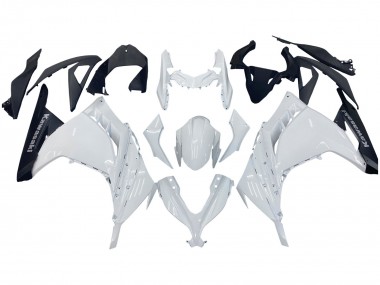 Achat Carénages Moto Kawasaki EX300 2013-2024 - Blanc Noir
