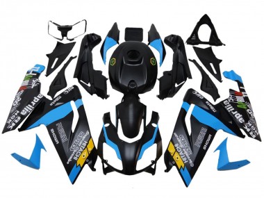 Achat Carénages Moto Aprilia RS125 2006-2011 - Noir Bleu Jaune
