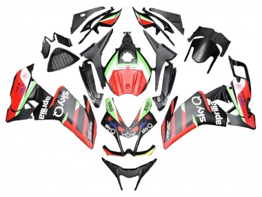 Achat Carénages Moto Aprilia RS4 50 125 2012-2018 - Rouge Vert Noir