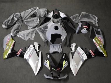 Achat Carénages Moto Aprilia RS4 50 125 2012-2018 - Blanc Argent Gris Noir