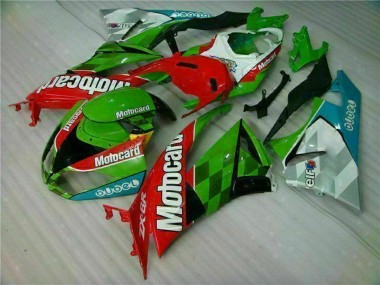 Achat Carénages Moto Kawasaki ZX6R 2009-2012 - Vert Blanc Rouge Noir Bleu Motocard